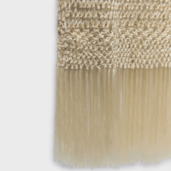 Zara embroidered macrame dress limited edition Size M-L - Picture 12 of 14